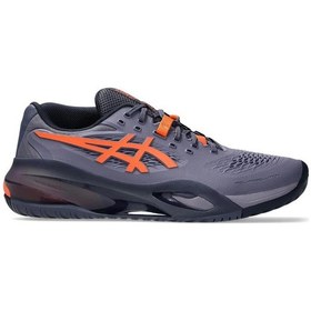 Resim Asics Gel Resolution X Erkek Gri Mor Tenis Ayakkabısı Mor 