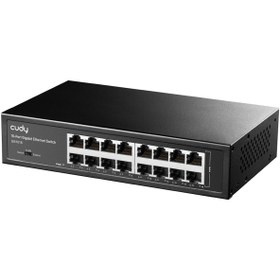 Resim 16port GS1016 Gigabit Yönetilemez Metal Kasa Switch Cudy