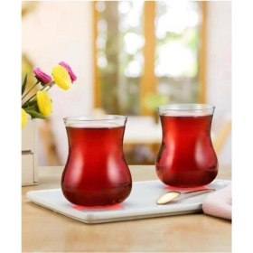 Resim Paşabahçe 200 cc Semaver Çay Bardağı 6 Lı Zarif Tasarım ile Hediyelik Kullanıma Uygun 