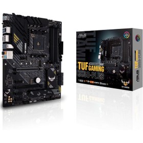 Resim Asus Tuf Gaming B550-PLUS AMD B550 4600 MHz DDR4 Soket AM4 mATX Anakart Asus