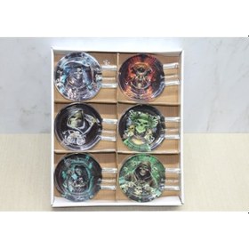 Resim Büro Ev Ofis Dekoru İçin Cam Model Puro Kül Tablası Küllüğü 