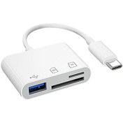 Resim Hangfox 3'lü Usb-c Kart Okuyucu: Sd/micro Sd/usb 3.0, 5gbps Hızlı Transfer, Macbook/pad Pro/android Uyumlu 