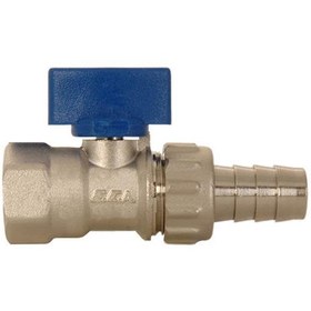 Resim E.C.A. Mavi Volan 1/2'' Küresel Boşaltma Musluğu (ECA.602122009) 