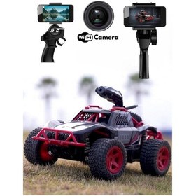 Resim Vardem 2.4g Kameralı Uzaktan Kumandalı Full Fonksiyon Şarjlı Off Road Araba Rambo Kırmızısı 