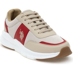 Resim U.S. Polo Assn. Kadın Bej Spor Ayakkabı 50306275-VR011 