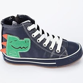 Resim Dino Tırtırlı Erkek Çocuk Sneakers Spor Ayakkabı 