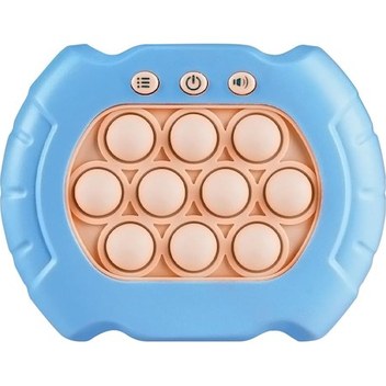 Fosenze Hızlı Bas Puzzle Oyun Makinesi - Mavi 3. Nesil, Abs Malzeme, 4 Oyun Modu Gelişim, Hafıza, Skor, Çoklu Oyuncu