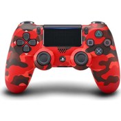 Resim Sony PS4 Dualshock 4 V2 Gamepad Kol - Kırmızı Kamuflaj Diğer