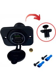 Resim TRAKMATS AUDİ A4 B9 SEDAN 2016 Otomobil ve Marine Uygun 9-30V Type-C PD ve USB Soket 