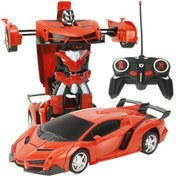 Resim Elektrikli Uzaktan Kumandalı Arabayı Dönüştüren Robot-kırmızı 05 