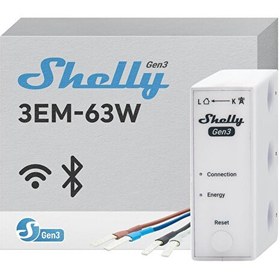 Resim Shelly 3EM-63W Gen3 Akıllı 3 Faz Enerji Ölçer 