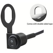 Resim Cloudstore Double Vitesli Motor Bisiklet Gidon Anahtarı 12v-36v Uyumlu Kolay Montaj 