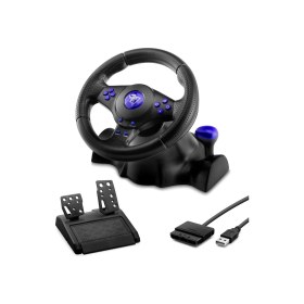 Resim AyrStore Oyuncu Direksiyon Seti 180° 3ın1 Ps3/ps2/pc Siyah VW9803 