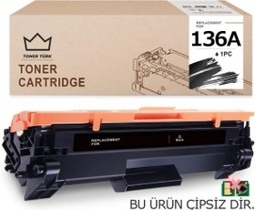 Resim Hp LaserJet M211dw Muadil Toner Çipsiz Muadil Toner / Hp 136A-W1360A 