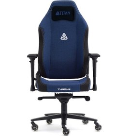 Resim Titanseat Throne Night Blue Kumaş Oyuncu Koltuğu Night Blue 