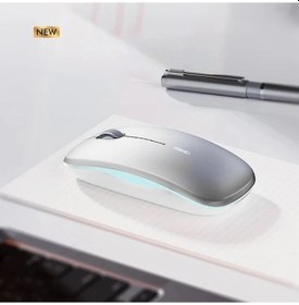 Resim İnphic M5 Kablosuz Fare Şarj Edilebilir Sessiz Kullanım 2.4g Işıklı Usb Mouse- 5775 
