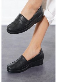 Resim Celira Siyah Günlük Rahat Taban Anne Ayakkabı Hs00326 Siyah 