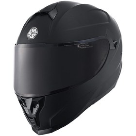 Resim MOTOANL Motosiklet Double Vizörlü Full Face Kask Ce Motor Kaskı Mat Black Edition 