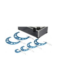 Resim Dasqua 0-150mm 6 Parça Mekanik Mikrometre Seti 0.001mm 4111-8220 