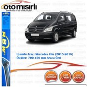 Resim Rbw Mercedes Vito 2015-2018 Ön Silecek Takımı Araca Özel 