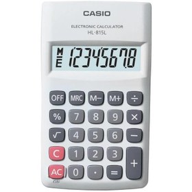Resim Casio HL-815L-WE 8 Hane Beyaz Hesap Makinesi 