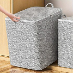 Resim Zipper katlama depolama çantası Ev giyim depolama çantası çeşitli boyutlar için uygun seçenekli pratik sınıflandırma depolama Toz geçirmez nem - daha iyi sunum için ürün bir katlama depolama çantasıdır, kutu değildir 