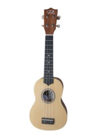 Resim Puka Uk-21-nat Soprano Ukulele Naturel Kılıf Dahil 