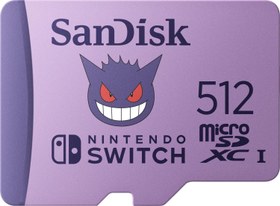 Resim Sandisk Pokémon 512GB 100MB/s microSDXC Lisanslı Hafıza Kartı SDSQXAO-512G-GN6ZK 