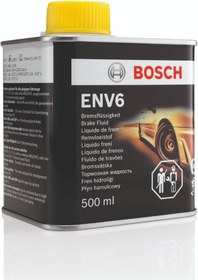 Resim Bosch Env6 Hidrolik Fren Yağı 500 ml – Dot 3, Dot 4 Ve Dot 5.1 Uyumlu, Yüksek Performanslı 