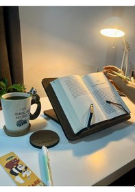 Resim Kosceviz-vigowood Kitap Okuma Standı Ceviz 