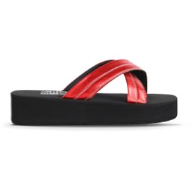 Resim Bueno Shoes Kırmızı -sipahi Kadın Dolgu Topuklu Terlik 26wt230164 