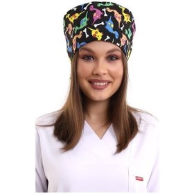 Resim Dinazor Desenli Cerrahi Bone - Doktor Bone-Standart-9006 Dino 
