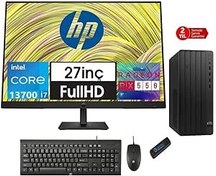 Resim Hp 290 Pro G9 Intel Core I7 13700 32GB 2tb SSD 4GB/RX550 27" Monitör Freedos Masaüstü Blgisayar 8624A8ET14+ZETTAUSBBELLEK 