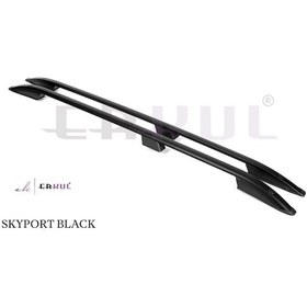 Resim Erkul Fıat-Doblo 2010-2022 Tavan Çıtası Skyport Siyah 