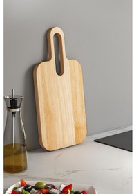 Resim Dora Ahşap Kesme Tahtası-%100 Doğal Kayın Kesme Ve Sunum Panosu Ahşap 