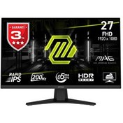Resim MSI MAG 274F 27″ 200Hz 0.5ms Adaptive Sync Full HD Flat Rapid IPS Gaming (Oyuncu) Monitör 