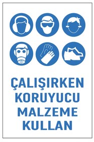 Resim HAN REKLAM DİJİTAL BASKI Çalışırken Koruyucu Malzeme Kullan 25 × 35 CM 