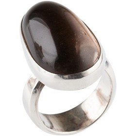 Resim Mineral Takı Dumanlı Kuvars El Işi Yüzük 