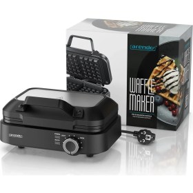 Resim Arendo Çiftli Waffle Makinesi 1200W Belçika Waffle, Termostat, Yapışmaz Kaplama 