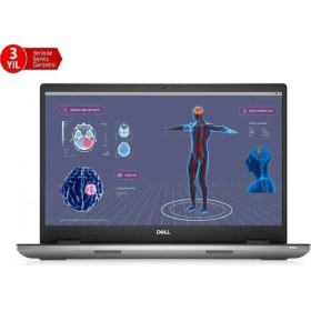 Resim Binbir Göz Bilgisayar Dell M7780 XCTOP7780EMEA_VP-3 I9-13950HX 32GB 512GB SSD 12GB Rtx 4000 Ada 17" WIN11PRO Mobıle Ws 