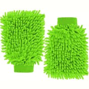 Resim 2/4 adet Mikrofiber Araba Yıkama Eldiveni Yıkama Temizleme Anti Çizik Araba Temizleme Aracı Bakım Fırçası Araba Aksesuarları Ev Mutfak Peluş Eldiven Araçları 