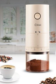 Resim Kiwi KSPG-4817 Şarjlı Kahve ve Baharat Öğütücü Krem 