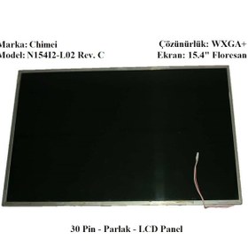 Resim Chimei N154I2-L02 Rev. C WXGA+ 15.4" 30 Pin Notebook Ekran Panel 