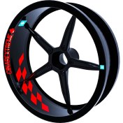 Resim Çınar Extreme Gp Flag Damalı Bayrak Kırmızı Iç Jant Şeridi Sticker Çınar Extreme 