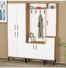 Resim Kalenderdekor1 Kalender Dekor Rose-1-2-4 Rs02 Portmanto Vestiyer Ayakkabılık 