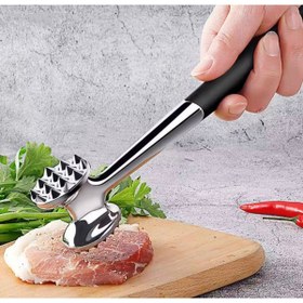 Resim BKC HOME Paslanmaz Çelik Et Döveceği Yumuşatıcı & Dövücü - Tavuk, Dana, Balık Için Et Çekici Çift Taraflı 