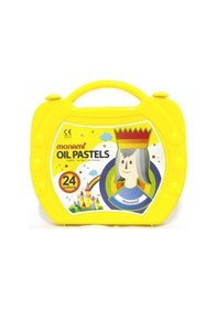 Resim Monami Pastel Boya 24 Renk Çantalı 
