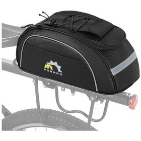 Resim Mufunye Su Geçirmez Isıtmalı Bisiklet Çanta, Isı Yalıtımıyla Islak/sıcak Maddeler İçin, Çift Yan Cep Ve Omuz Kayışıyla Kolay Taşıma Siyah 