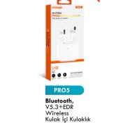 Resim Linkage Pro 5 Bluetooth 5.3 Versiyon Edr Wireless Kulak Içi Kulaklık 