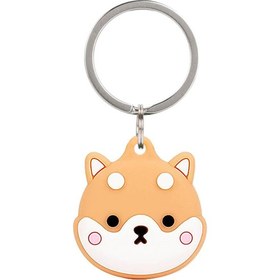 Resim Regetto Apple Airtag Kılıf Cartoon Figürlü Silikon Shiba 
